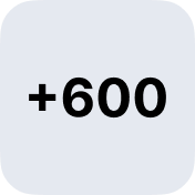 600+ more suppliers